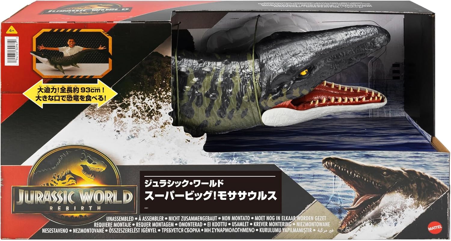 **MTS Toys**Mattel Jurassic World Rebirth : JGB51 Super Colossal Mosasaurus [ความยาวจากหัวถึงหาง 93 ซ.ม.]