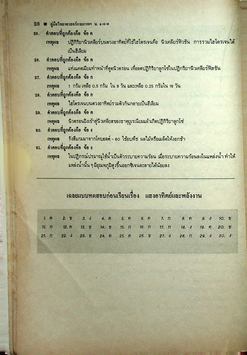 คู่มือหลักสูตรใหม่ วิทยาศาสตร์กายภาพชีวภาพ ม.4-5-6