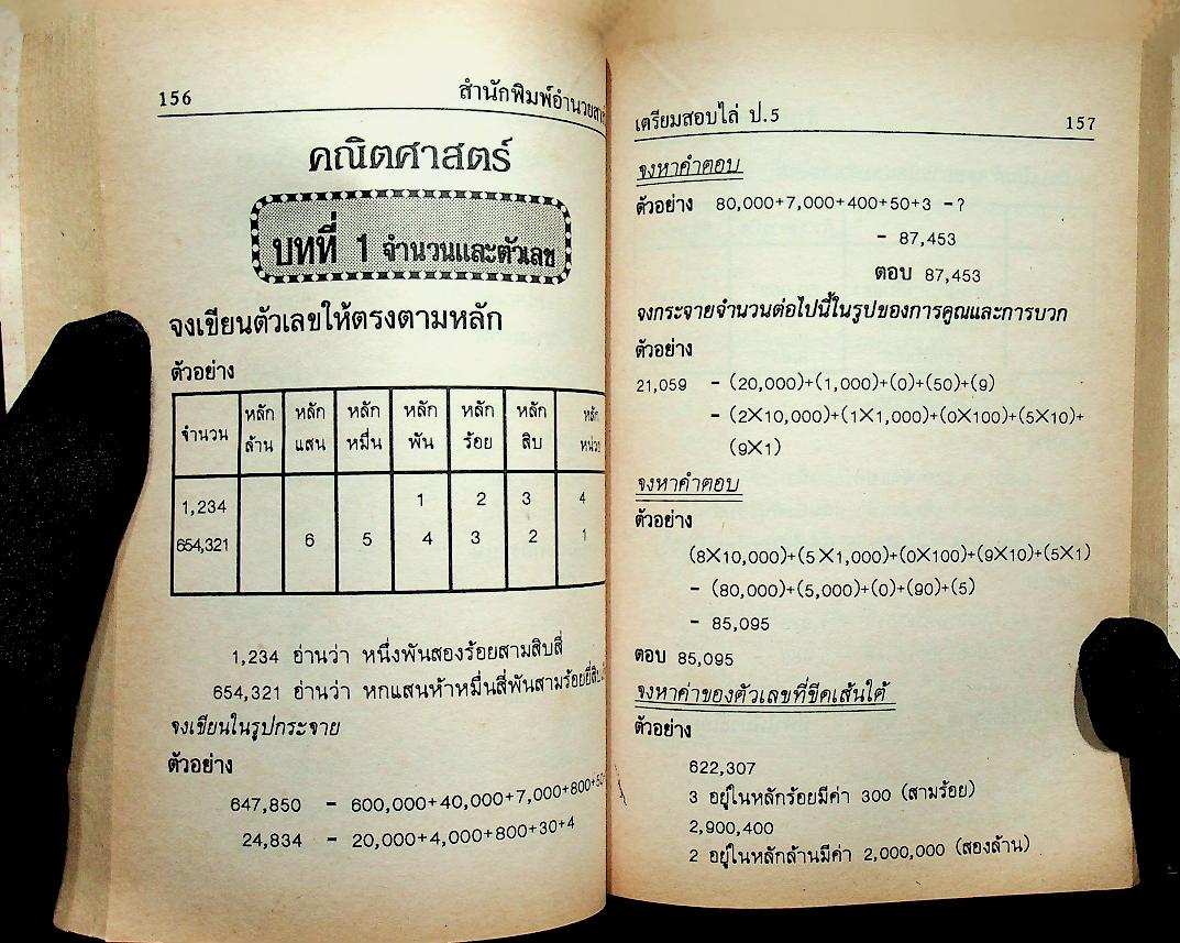 เตรียมสอบ ชั้นประถมศึกษาปีที่ 5