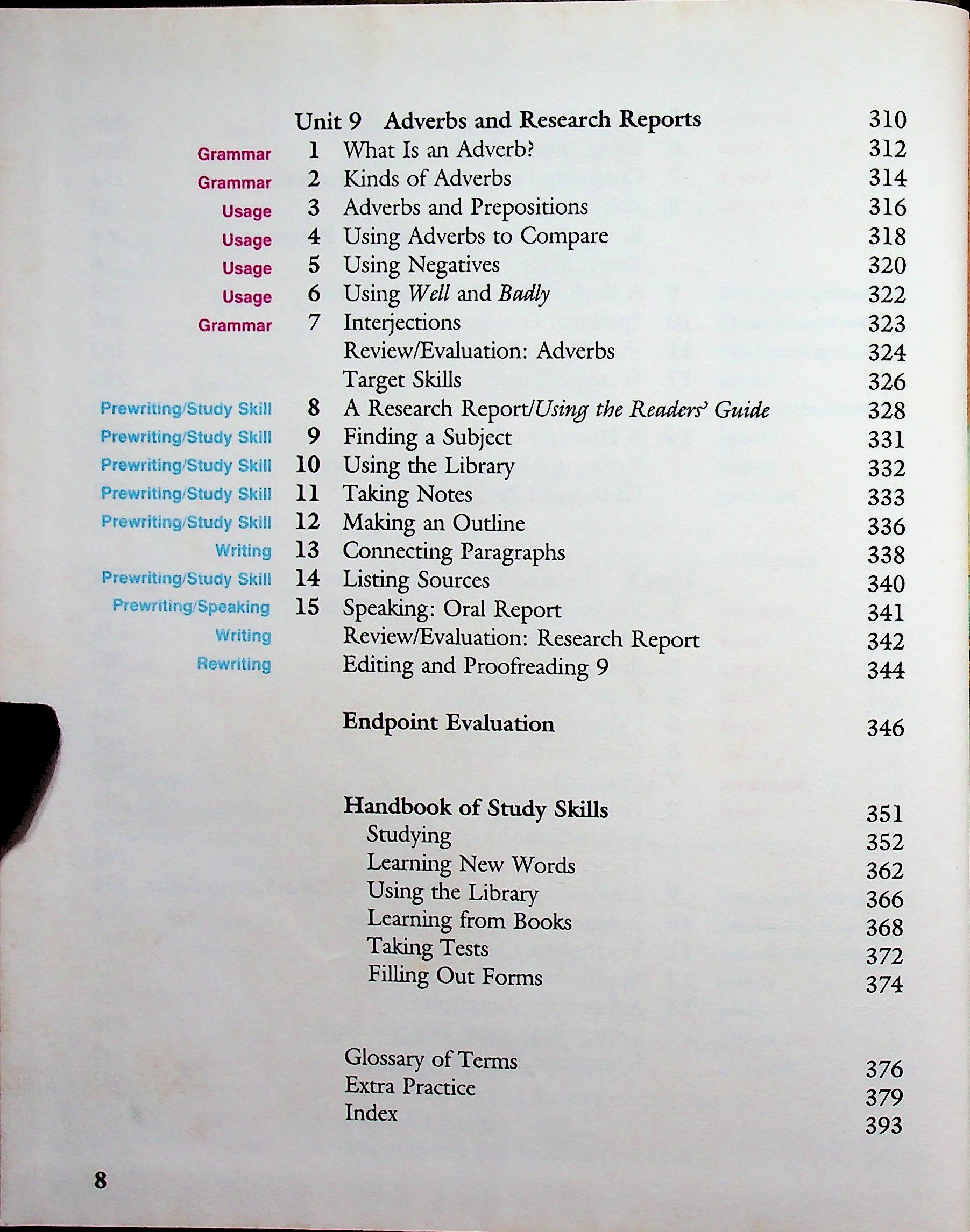 LANGUAGE: SKILLS AND USE