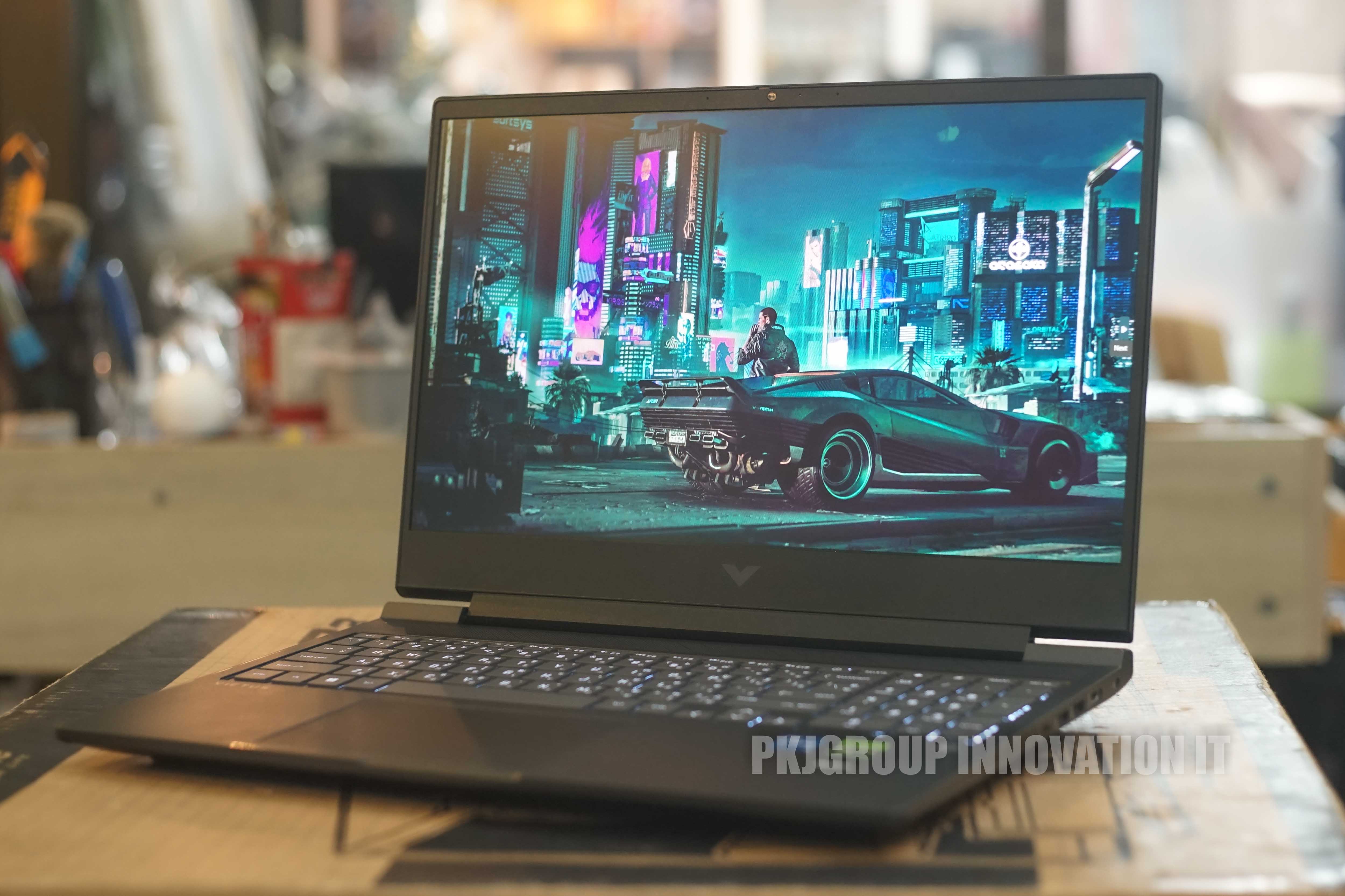 โน๊ตบุ๊คเล่นเกมมือสอง HP Victus 16-R0133TX i5-13500HX RAM 16GB M.2 512GB RTX4050 16.1" 165Hz