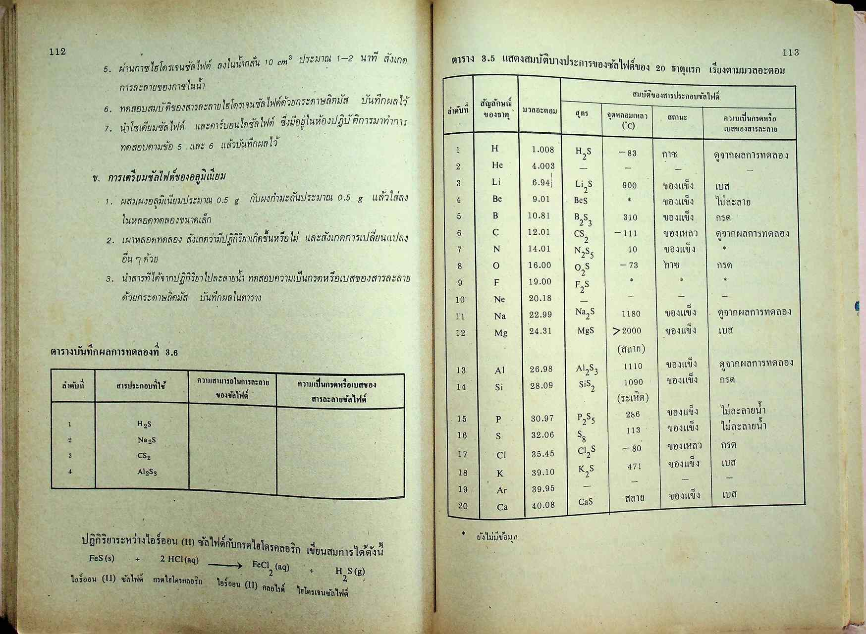 แบบเรียน วิชาเคมี เล่ม ๑ ประโยคมัธยมศึกษาตอนปลาย ของกระทรวงศึกษาธิการ