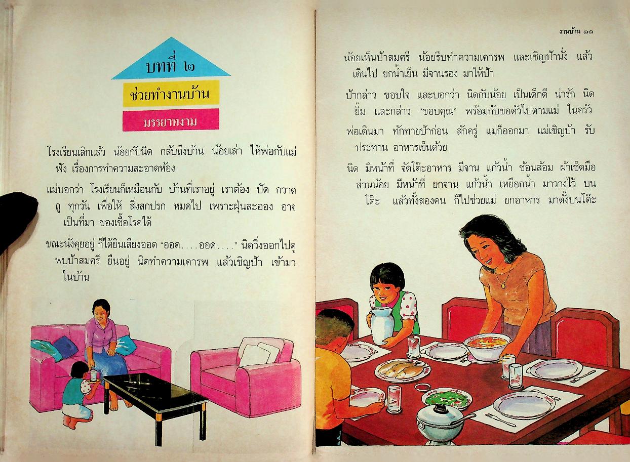 หนังสืออ่านเพิ่มเติม งานบ้าน เล่ม ๑