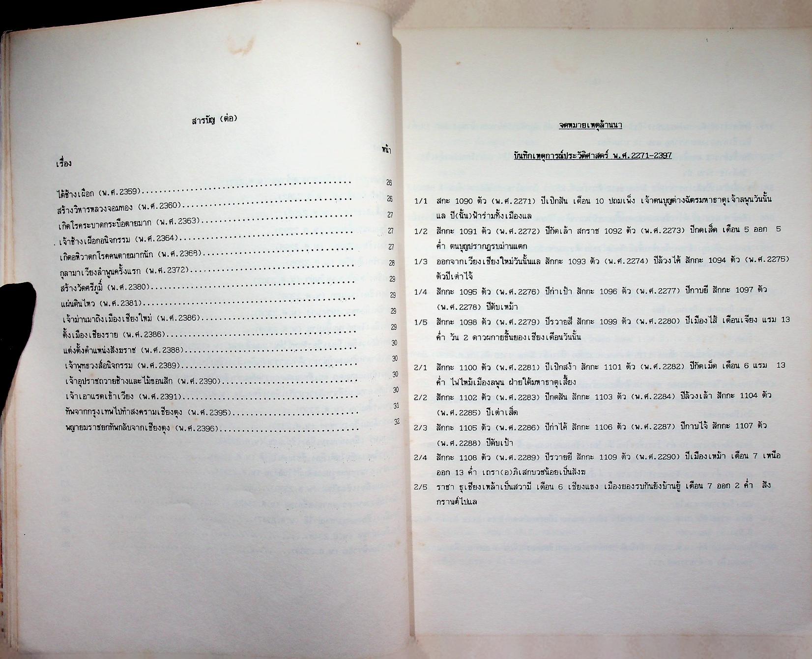หลักฐานประวัติศาสตร์ล้านนา จากเอกสารคัมภีร์ใบลานและพับหนังสา
