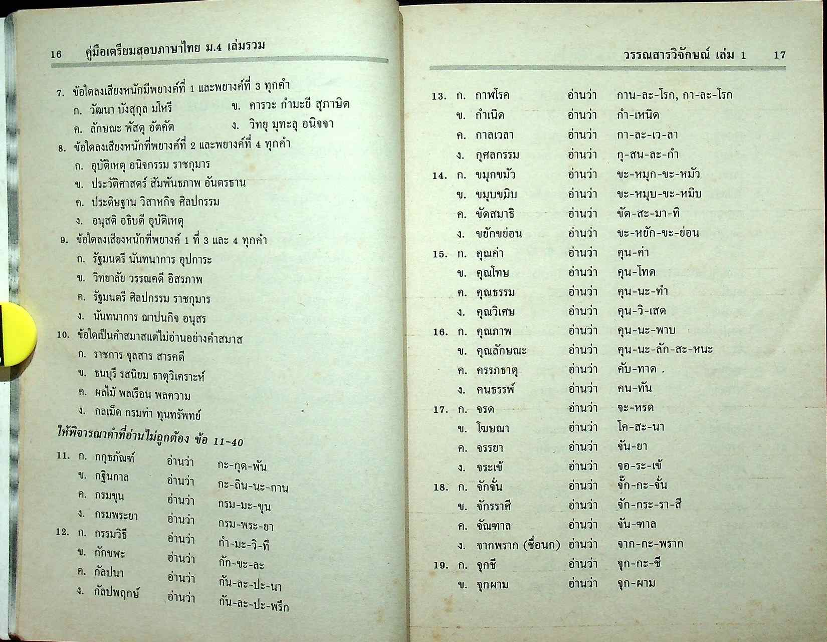 สรุปหลัก ภาษาไทย ม.4 วรรณสารวิจักษณ์ เล่ม 1-2 (ท 401 - ท 402)