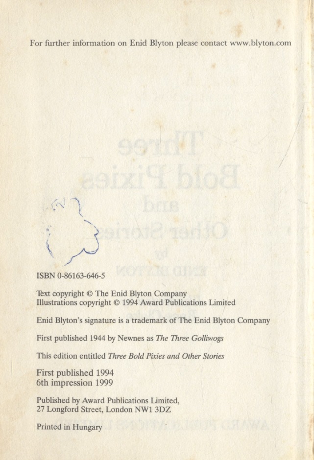 Three Bold Pixies AND OTHER STORIES