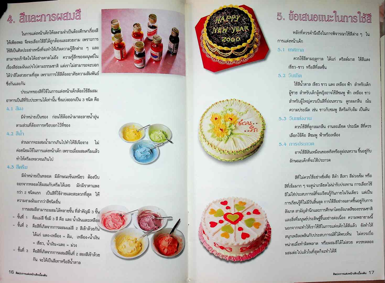 ศิลปะการแต่งหน้าเค้กเบื้องต้น