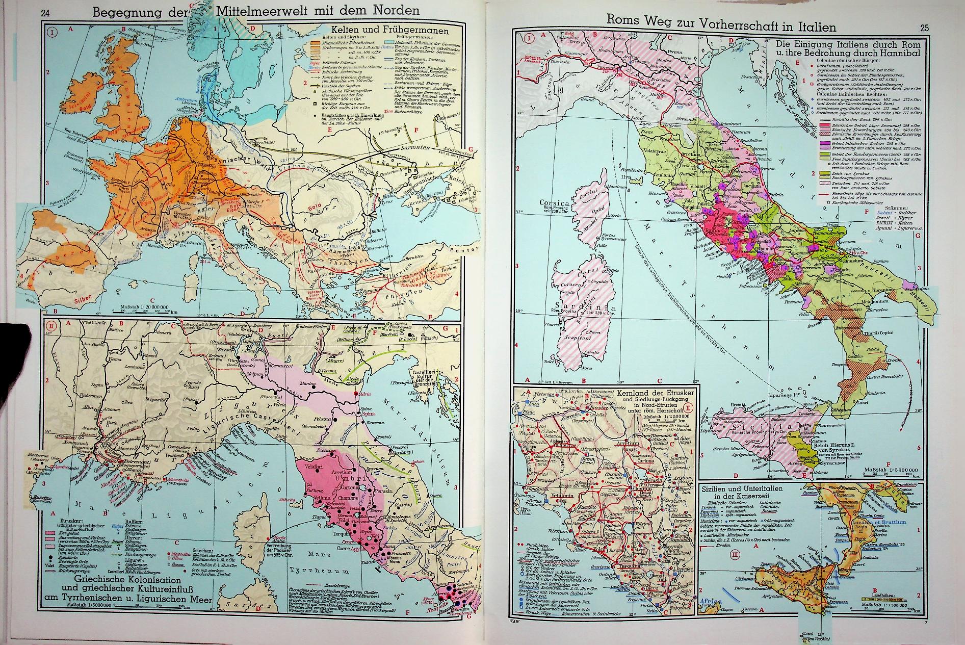 Großer Atlas zur Weltgeschichte (ฉบับภาษาเยอรมัน)
