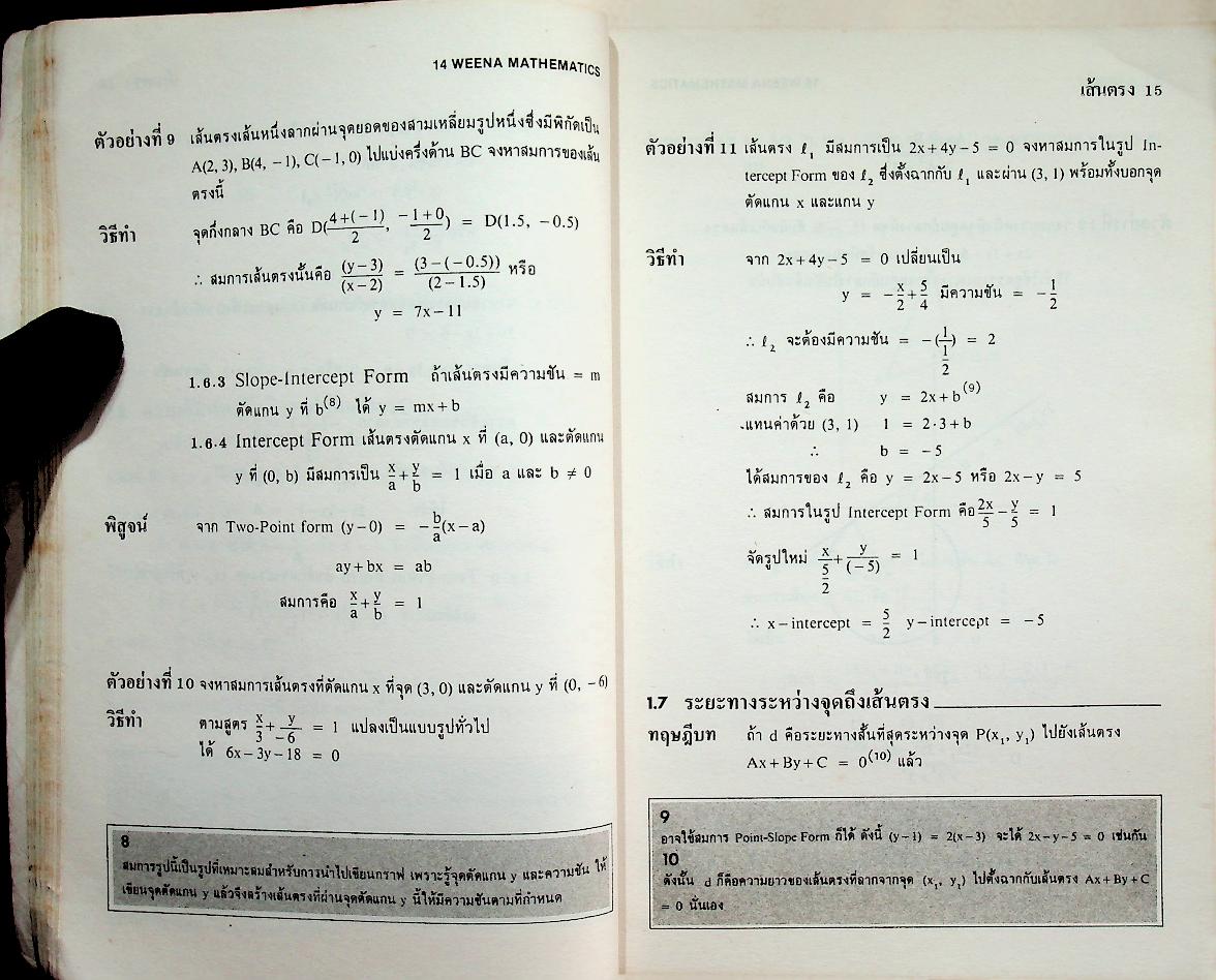 WEENA MATHEMATICS 2 คณิตศาสตร์ ค.012 ตามหลักสูตรมัธยมศึกษาตอนปลาย