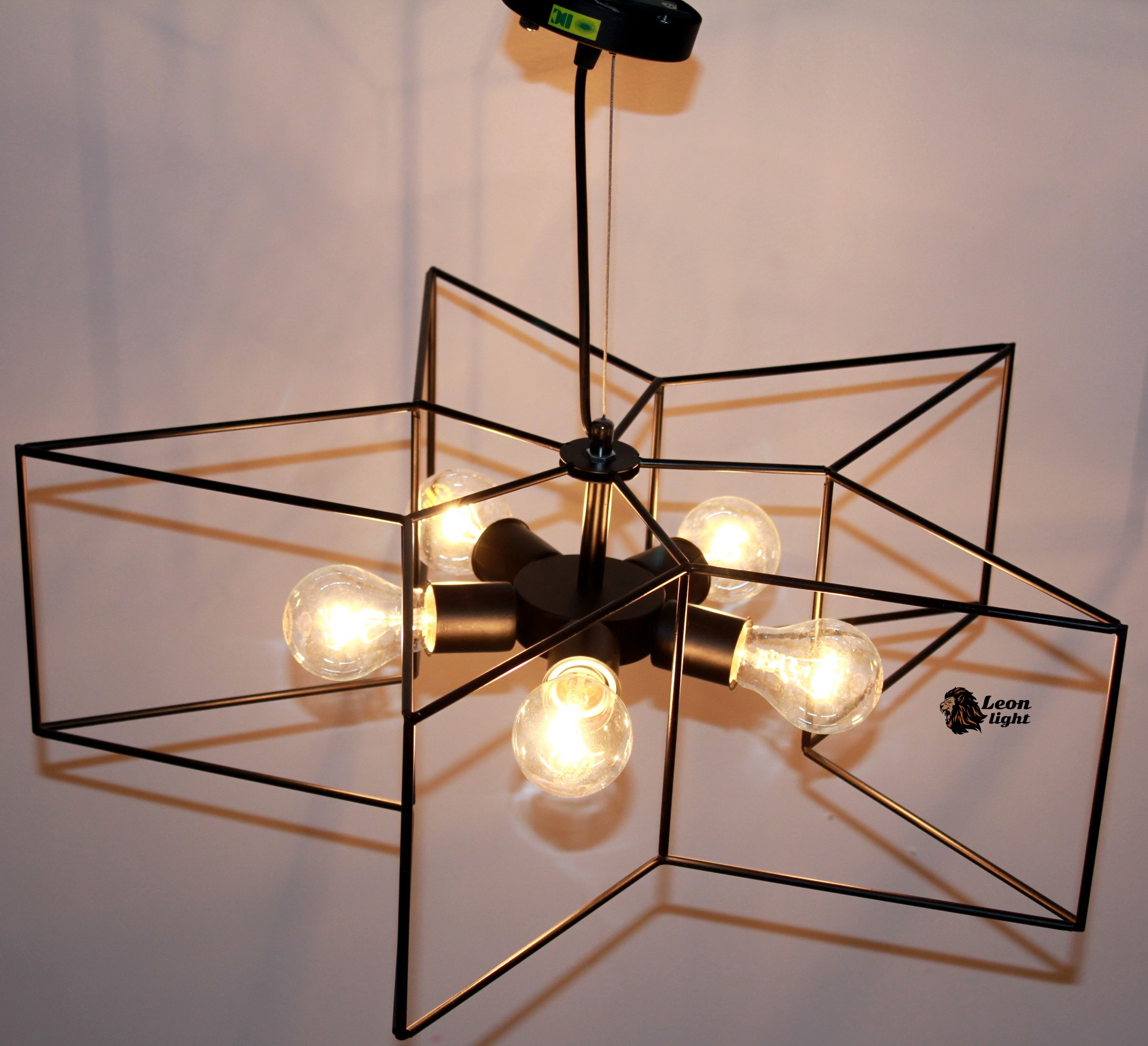 โคมไฟวินเทจ Loft (ลอฟท์) G-9359/5-BK