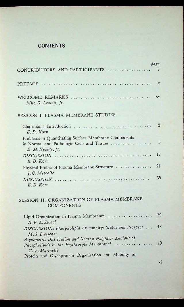 CELL SURFACES AND MALIGNANCY