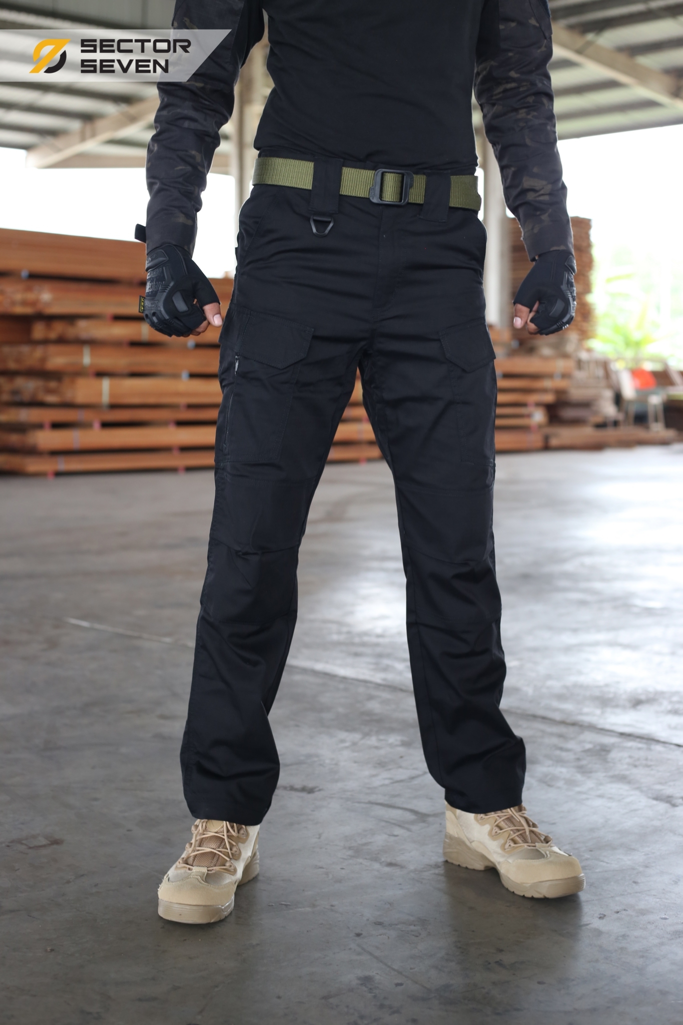 🇹🇭 27 ไทยแลนด์ แทคติคอล กางเกงขายาว SECTOR SEVEN IX12C ผ้าตาราง