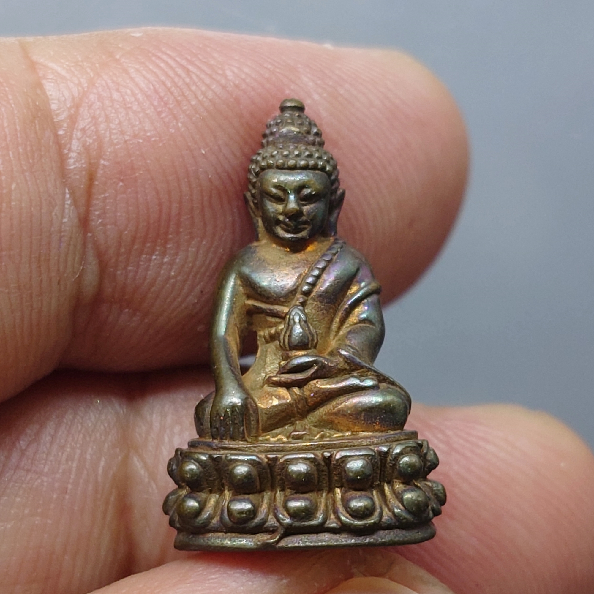 พระกริ่ง วัดแจ้ง รุ่น ๑ เนื้อนวะโลหะ พุทธาภิเษก ณ วัดอรุณราชวราราม ปี2547 พร้อมตลับเดิม