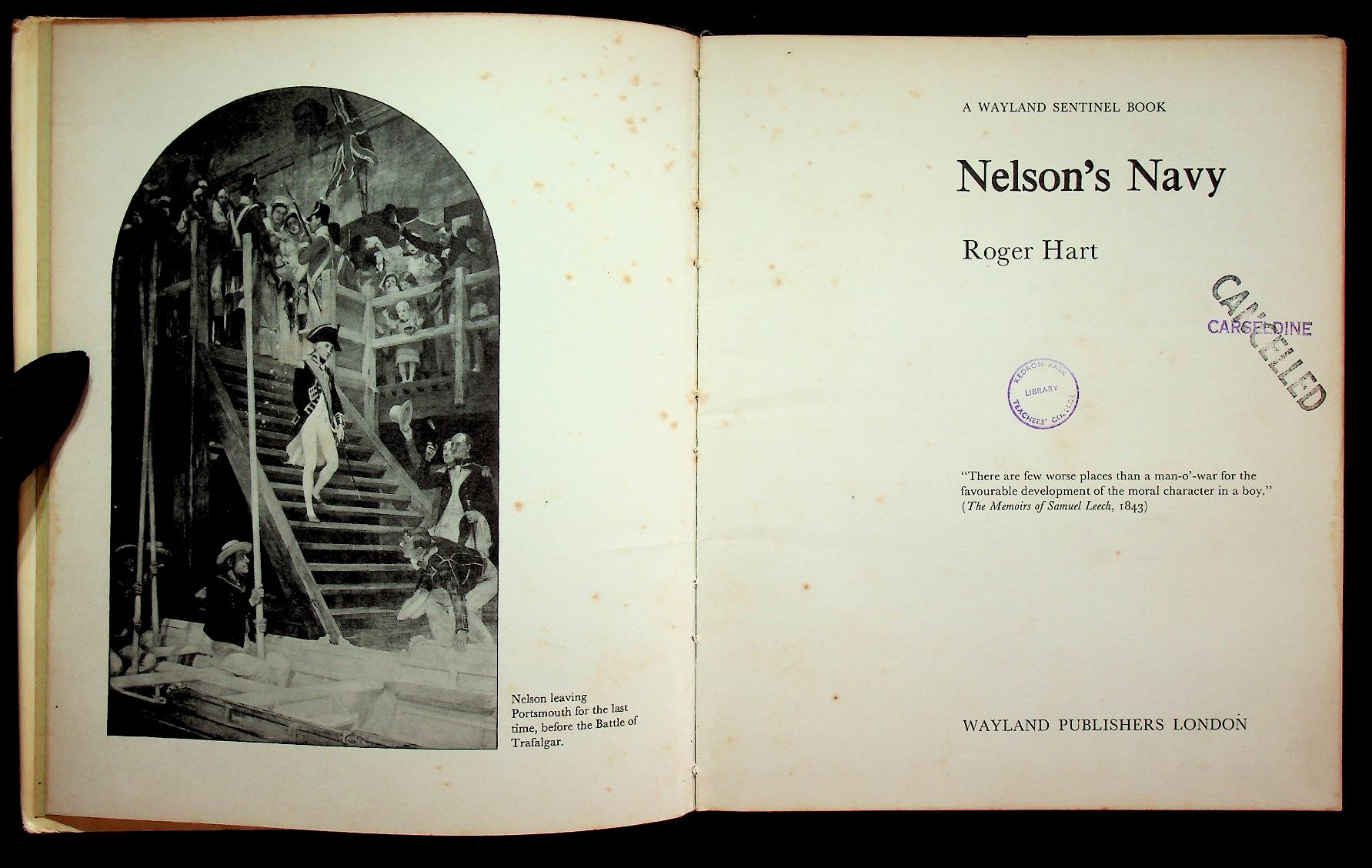 A Sentinel book : NELSON'S NAVY (ประวัติศาสตร์ทัพเรืออังกฤษ)