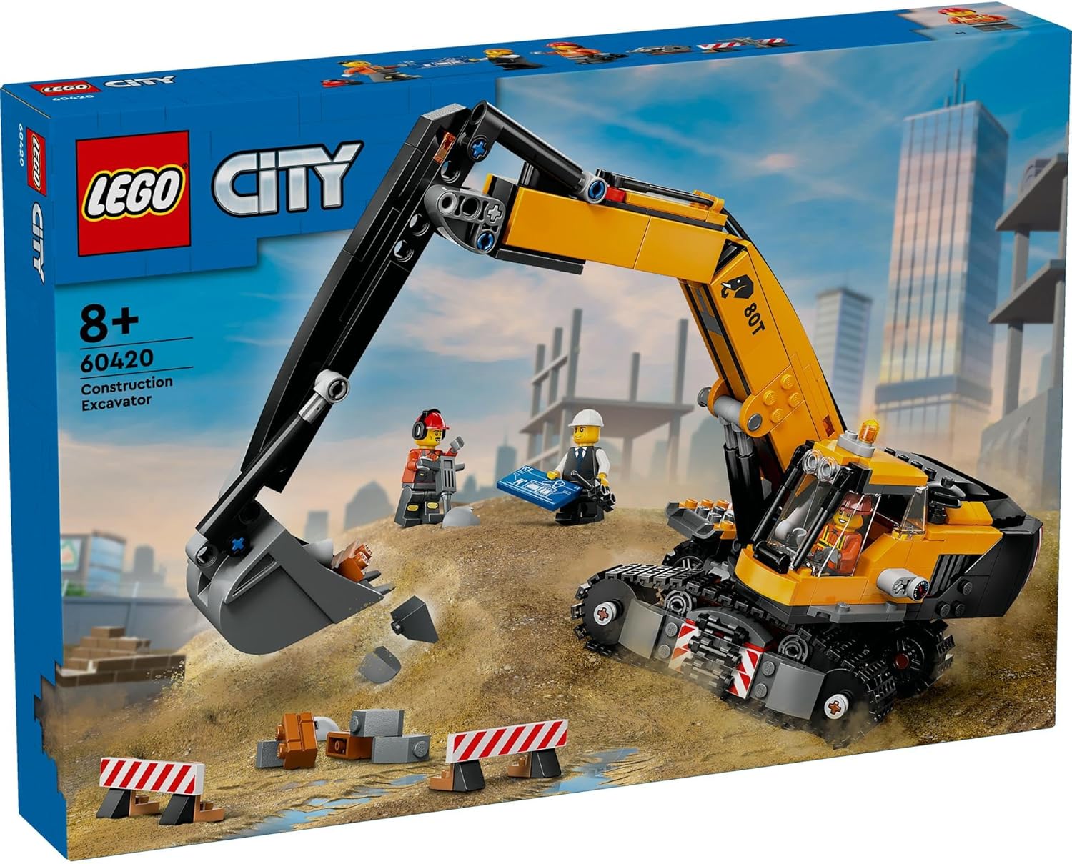 **MTS Toys**เลโก้ Lego 60420 City : Yellow Construction Excavator