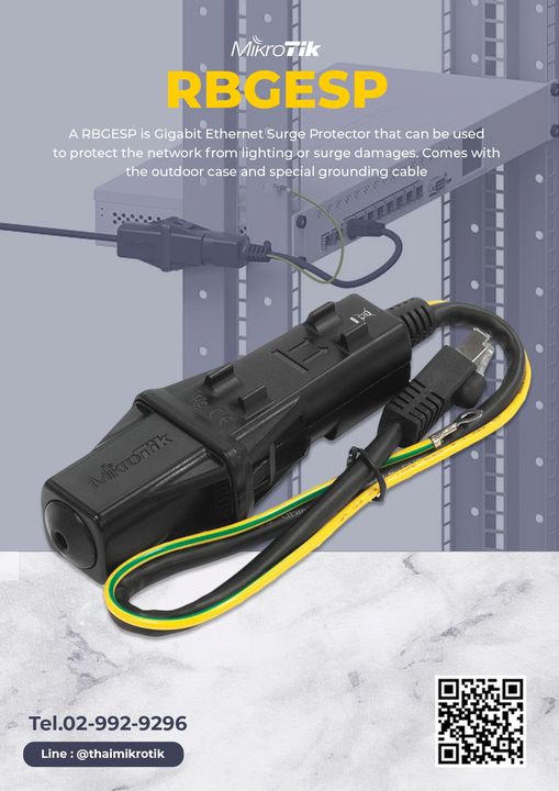 Mikrotik RBGESP Gigabit Ethernet Surge Protector
