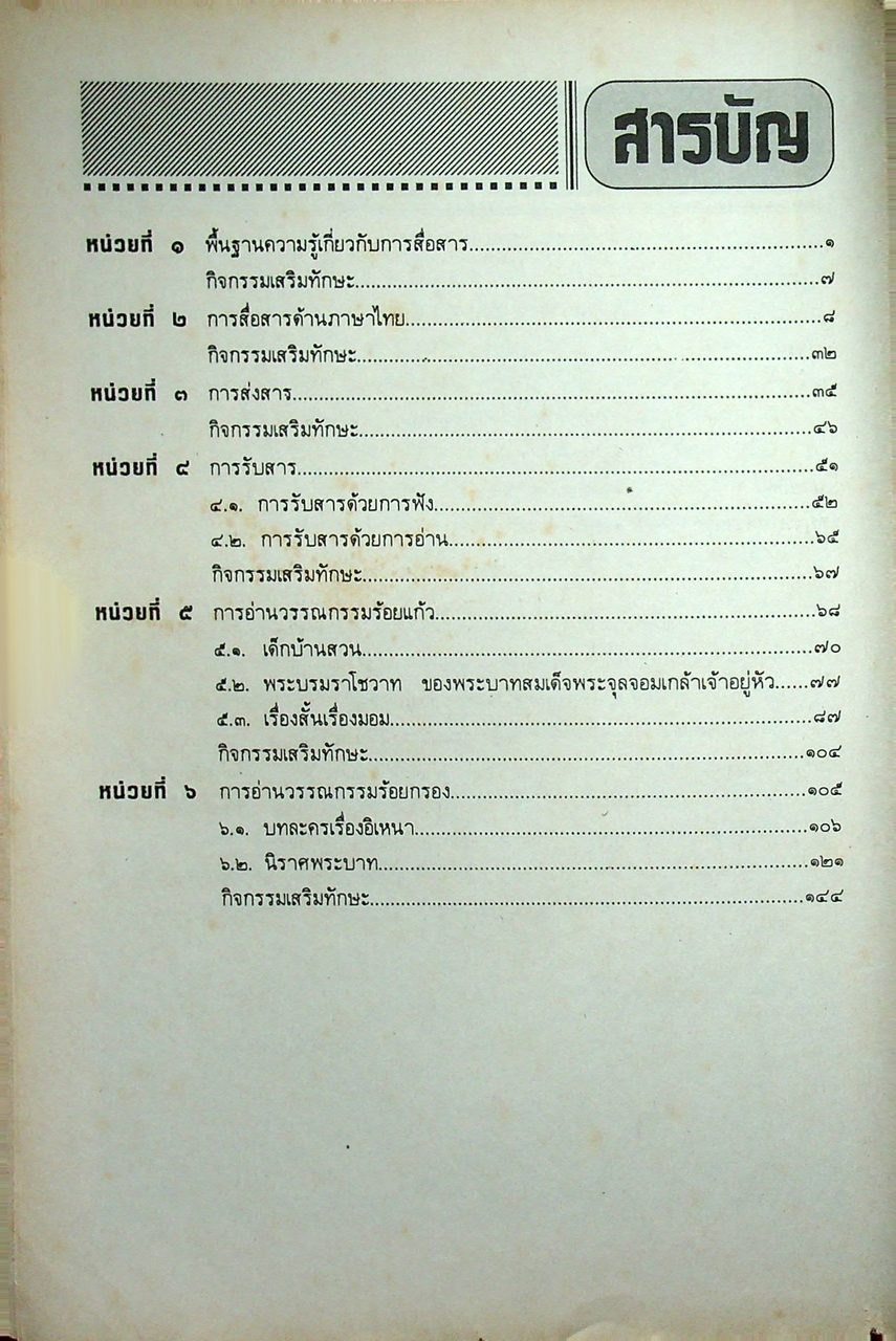หนังสือเรียนภาษาไทย ๑ ภท ๒๑๐๑