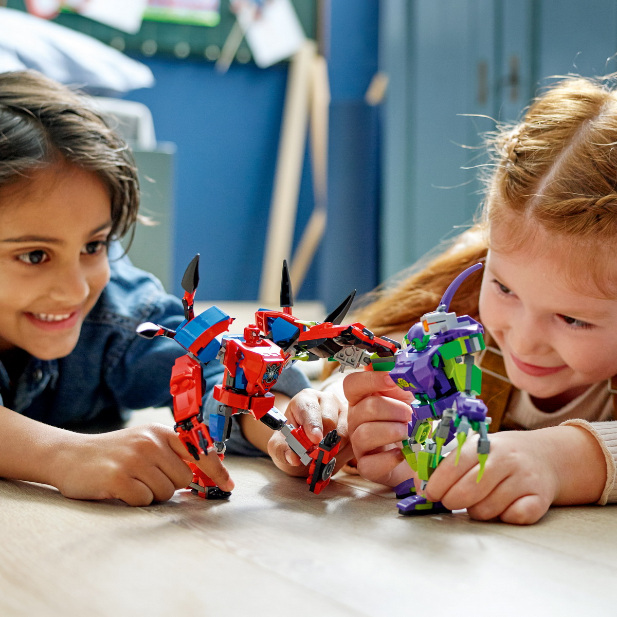 **MTS Toys**เลโก้ Lego 76219 Marvel Super Heros : Spider-man & Green Goblin Mech Battle