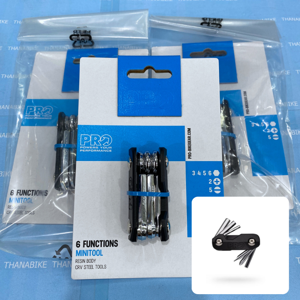เครื่องมือพกพา PRO แบบ 6 ฟังก์ชั่น MINITOOL