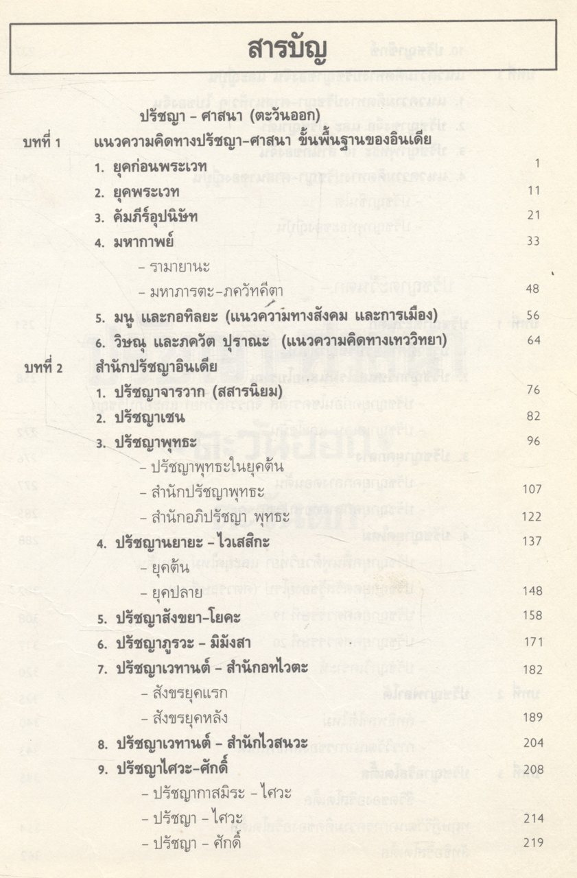 ปรัชญา - ศาสนา ตะวันออก