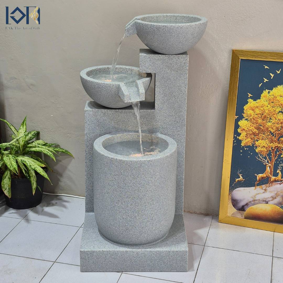 น้ำพุตั้งพื้นแต่งบ้าน รุ่นGranilite NZ16268JA เหมาะสำหรับตั้งวางหน้าบ้าน หน้าสำนักงานบริษัท น้ำพุขนาดใหญ่เสริมฮวงจุ้ย