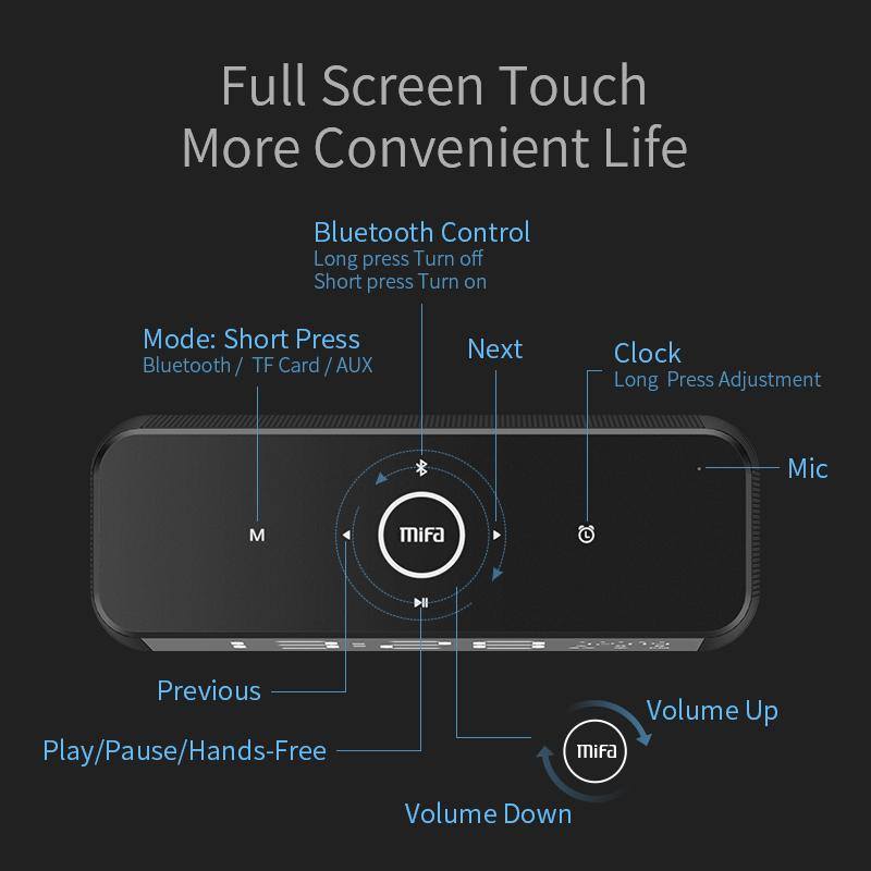 Mifa A30 ลำโพงบลูทูธมีนาฬิกาปลุก