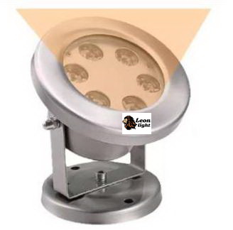 โคมไฟใต้น้ำ 12V LED-6W มีขายึด ปรับองศาได้