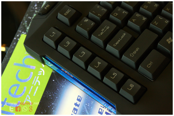 Anitech xp950 keyboard gaming มีมาโคร 6 ปุ่ม ตั้งได้ 3 โปรไฟล์
