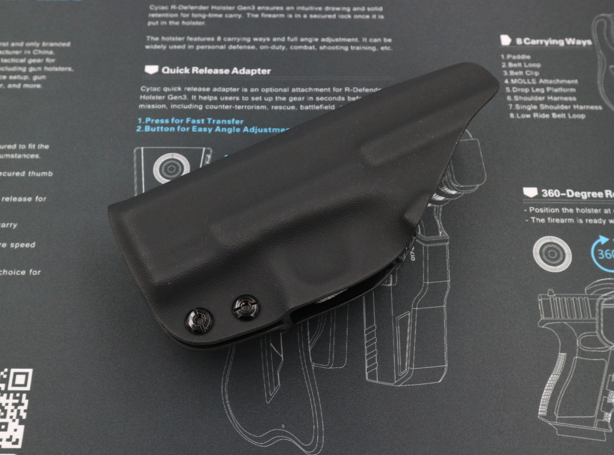 🇹🇭 758 ไทยแลนด์ แทคติคอล ซองพกใน Kydex Glock 26