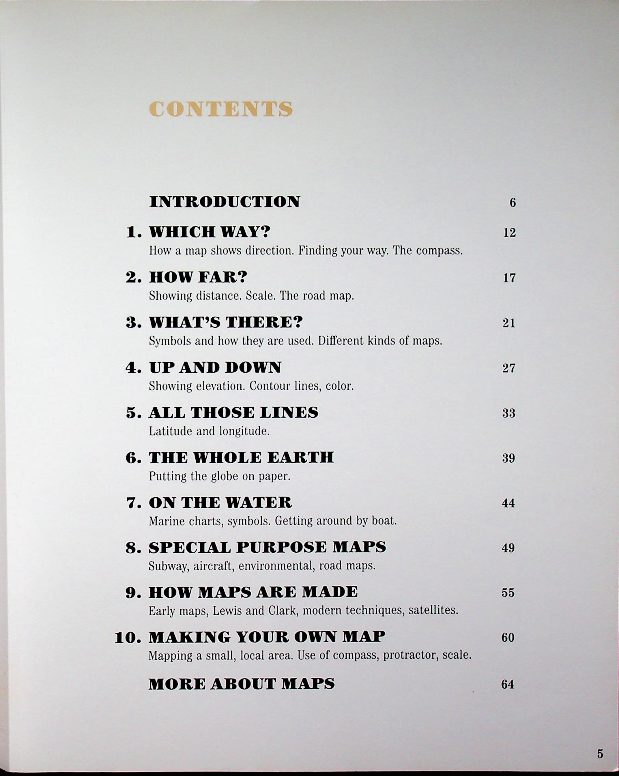 MAPS : GETTING FROM HERE TO THERE