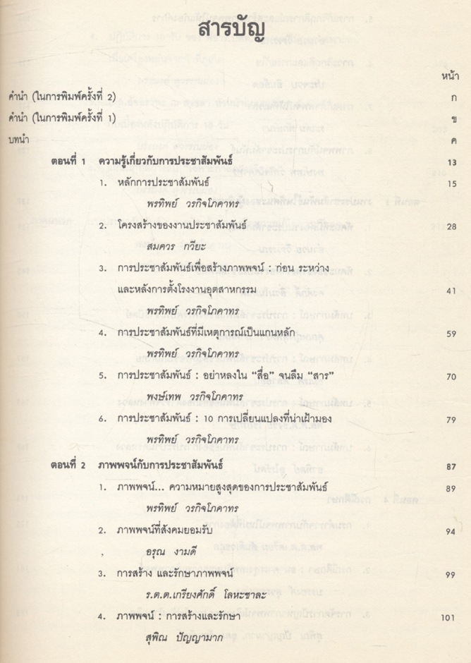 ภาพพจน์นั้นสำคัญยิ่ง : การประชาสัมพันธ์กับภาพพจน์