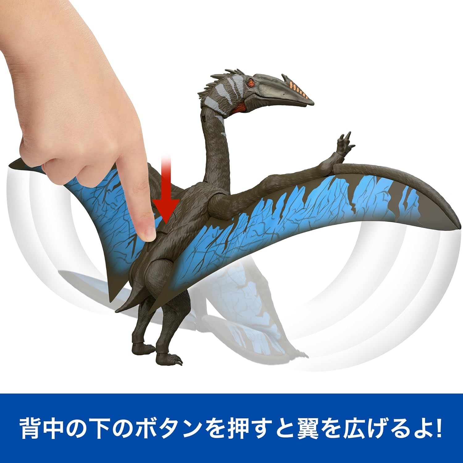 **MTS Toys**Mattel Jurassic World Rebirth : JCG27 Quetzalcoatlus [ความยาวจากปลายปีกซ้ายไปขวา 63 ซ.ม.]