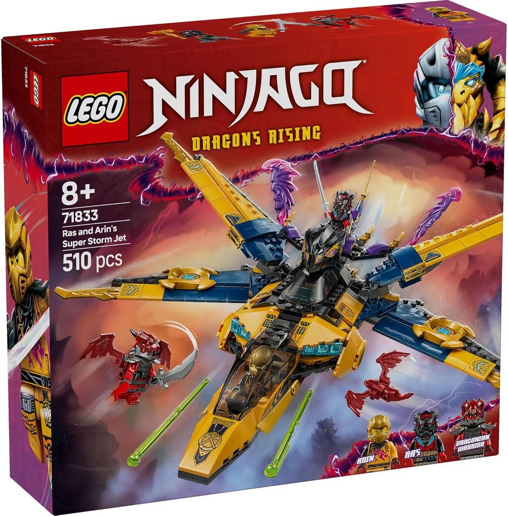**MTS Toys**เลโก้ Lego 71833 Ninjago : Ras and Arin's Super Storm Jet