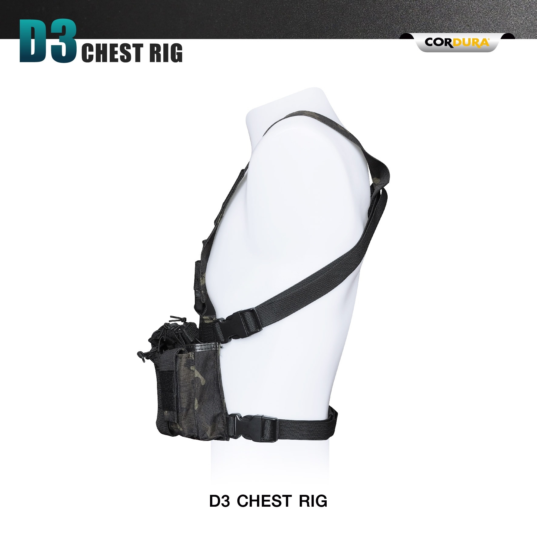 🇹🇭 536 ไทยแลนด์ แทคติคอล D3 Chest Rig อุปกรณ์ทหาร อุปกรณ์เซฟตี้ สายโยงบ่า D3 Chest Rig Thailand Tactical