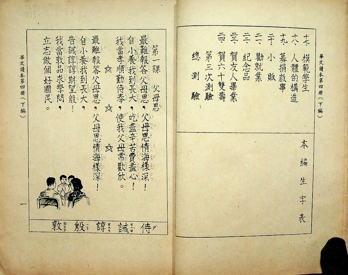 หวาเหวินตุ๊เปิ่น เล่ม ๔ ตอนปลาย ชั้นประถมปีที่ ๔ (ภาษาจีน)