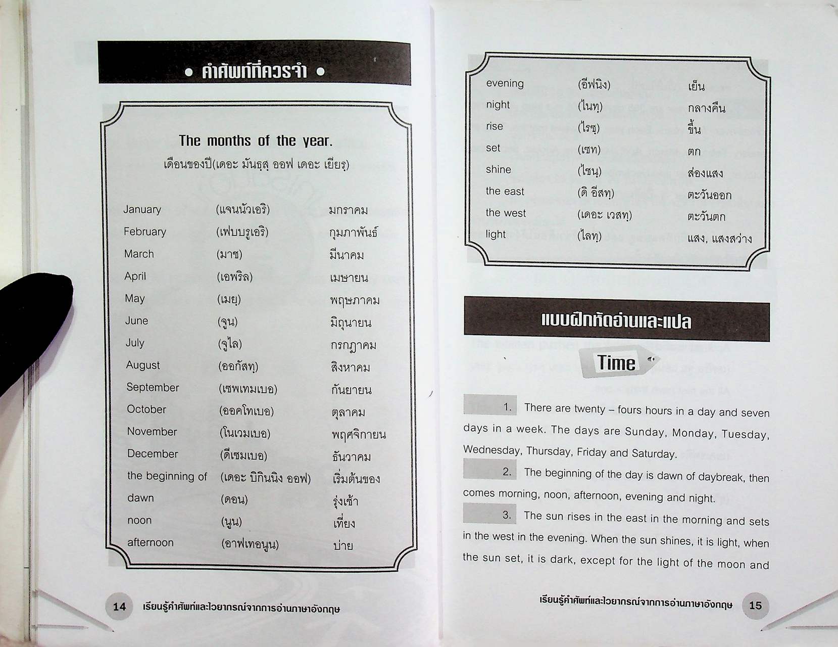 เรียนรู้คำศัพท์และไวยากรณ์จากการอ่านภาษาอังกฤษ