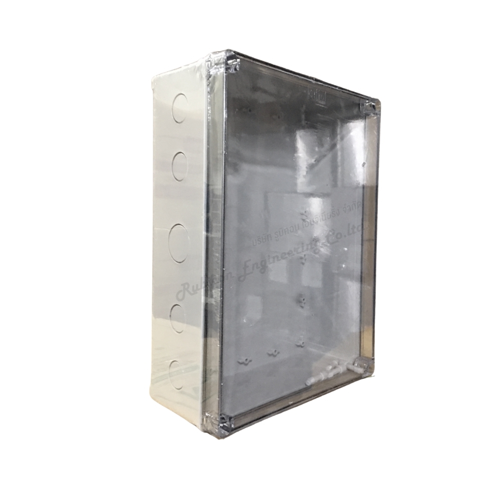 E 207/T* กล่องพลาสติก แบบฝาใส (พลาสติก ABS) ขนาด : W200 x H300 x D100 mm.(RITTO)