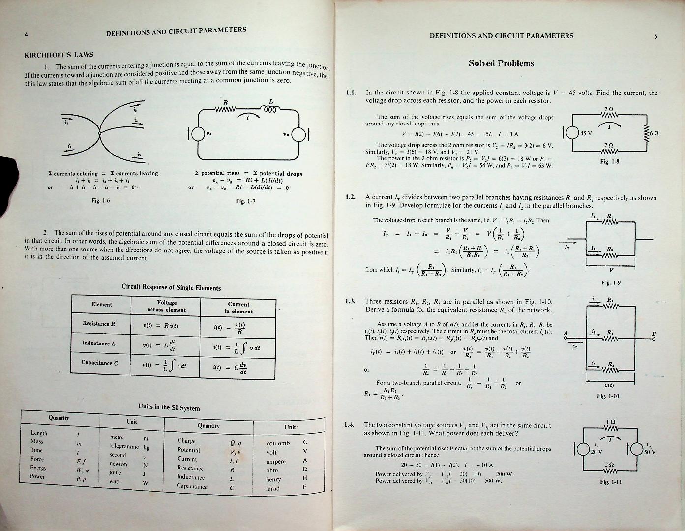 ELECTRIC CIRCUITS SI (metric) edition