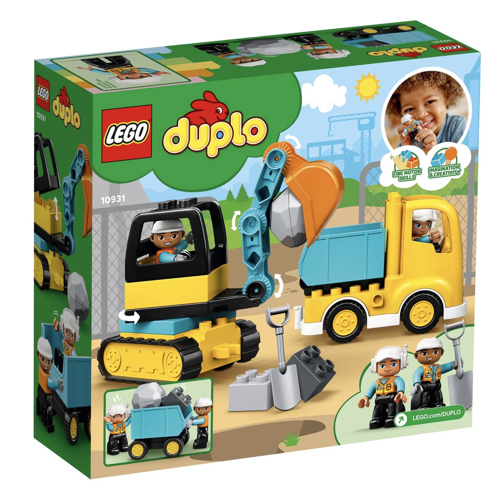 **MTS Toys**เลโก้ Lego 10931 Duplo : Truck & Tracked Excavator