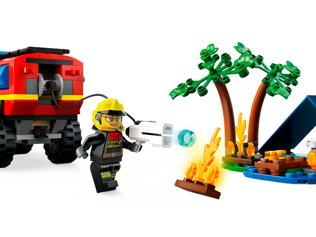 **MTS Toys**เลโก้ Lego 60412 City : 4X4 Fire Truck With Rescue Boat