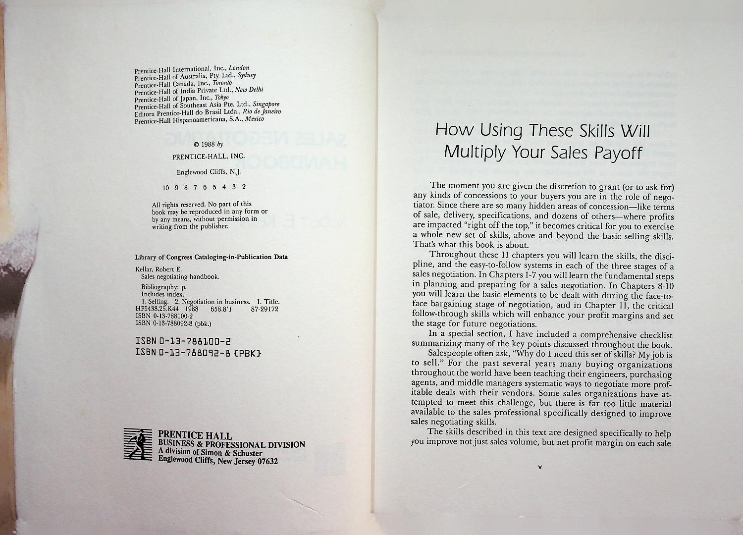 SALES NEGOTIATING HANDBOOK