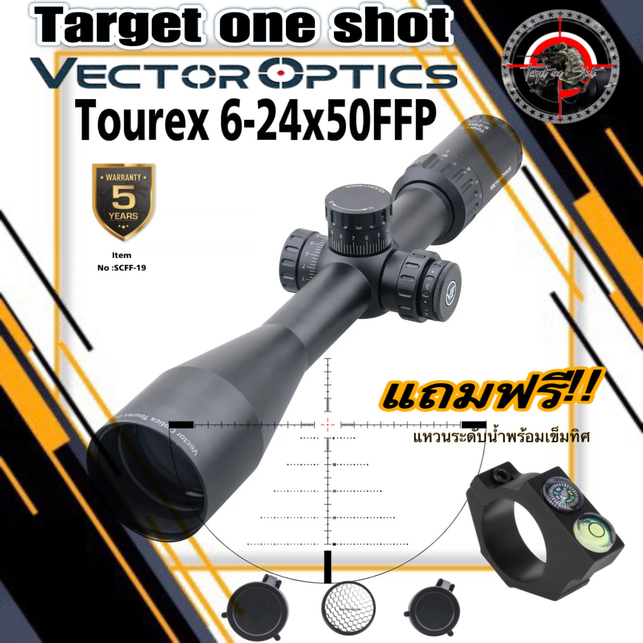 VECTOR OPTICS Tourex 6-24x50 FFP Riflescope
