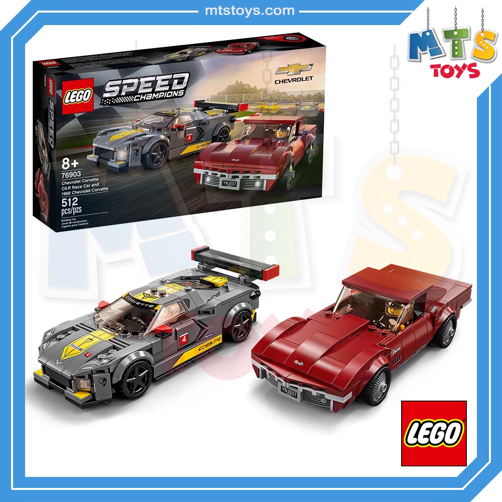 **MTS Toys**เลโก้ Lego 76903 Speed Champions : Chevrolet Corvette C8.R Race Car and 1968 Chevrolet Corvette