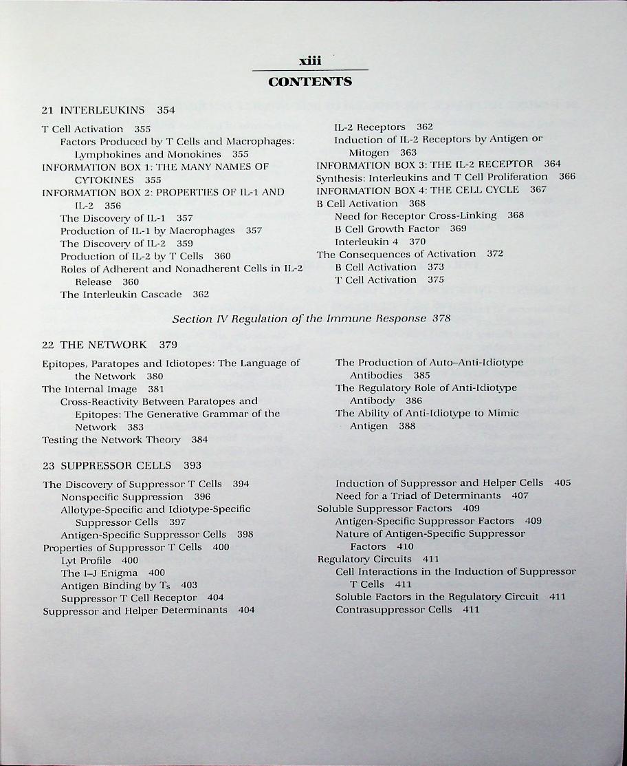 IMMUNOLOGY: A SYNTHESIS