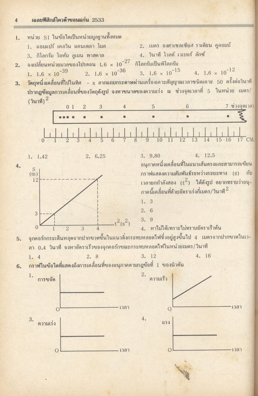 APPLIED PHYSICS QUOTA ขอนแก่น-เชียงใหม่-สงขลาฯ