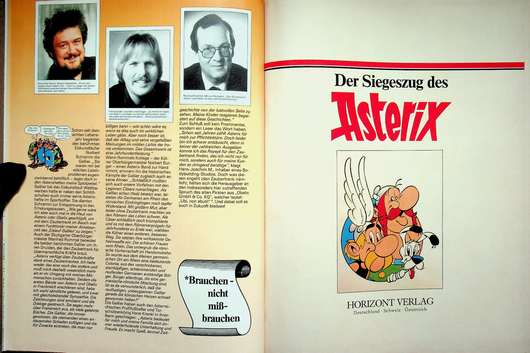 ASTERIX DER GALLIER (ฉบับภาษาเยอรมัน)
