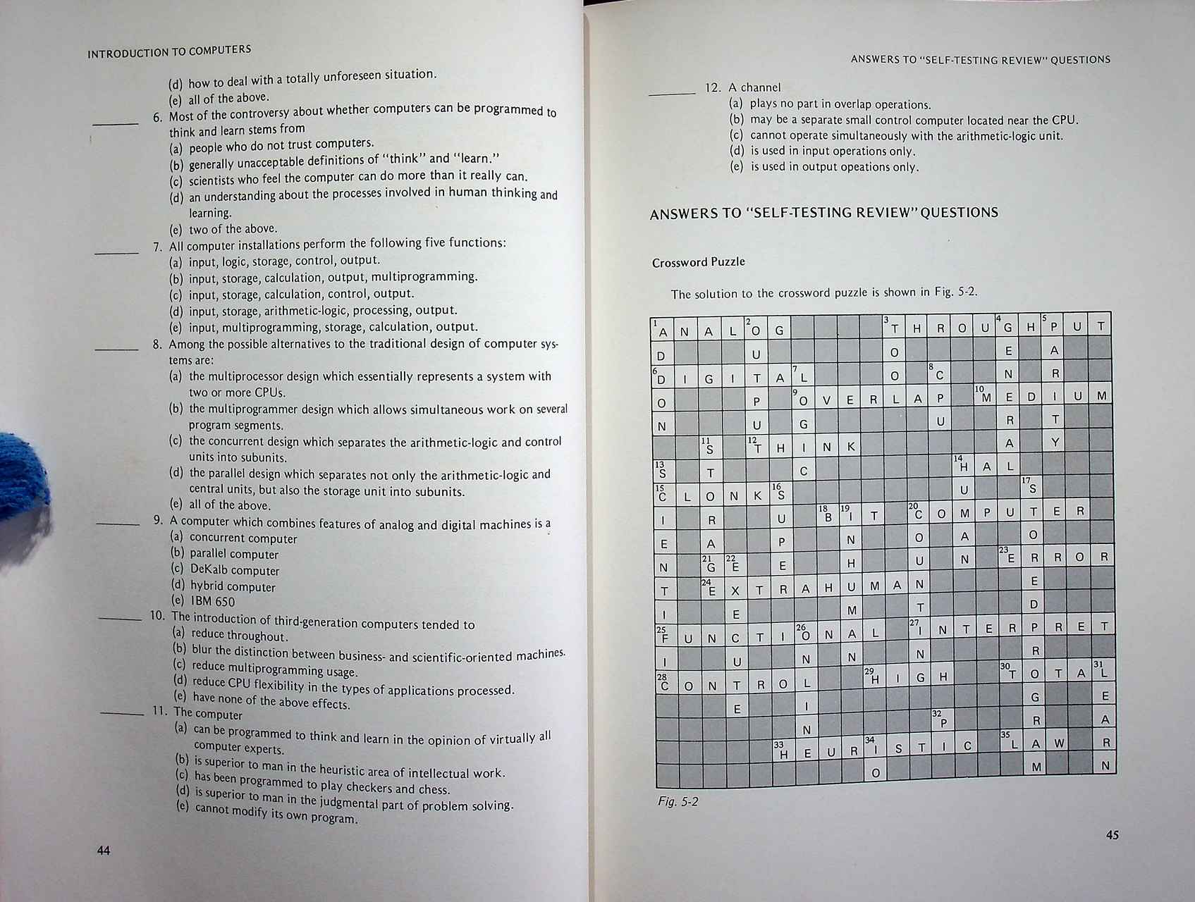 Study Guide to Accompany COMPUTERS IN BUSINESS