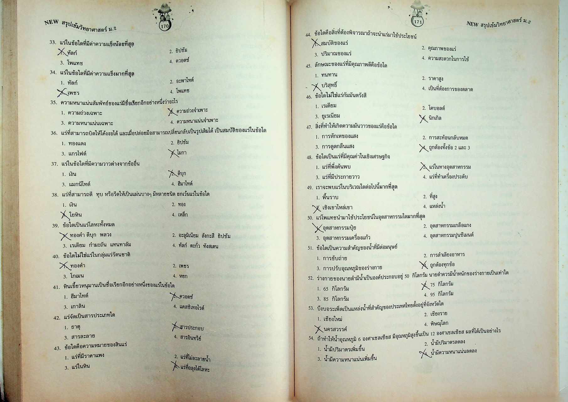 NEW สรุปเข้มวิทยาศาสตร์ ม.2 ตรงตามหลักสูตรแกนกลาง พ.ศ. 2551