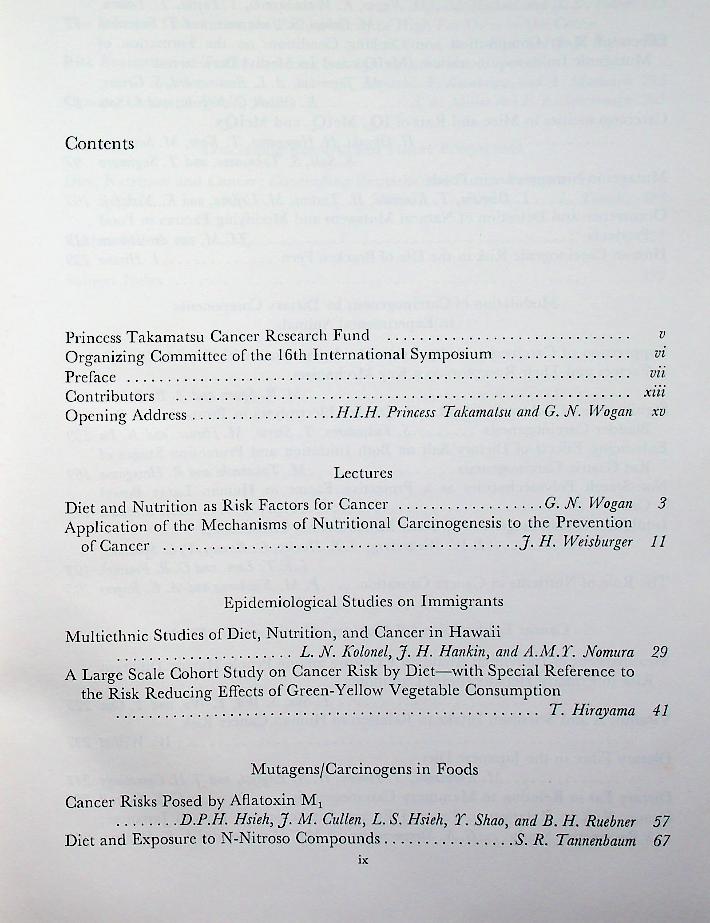 DIET, NUTRITION AND CANCER 16