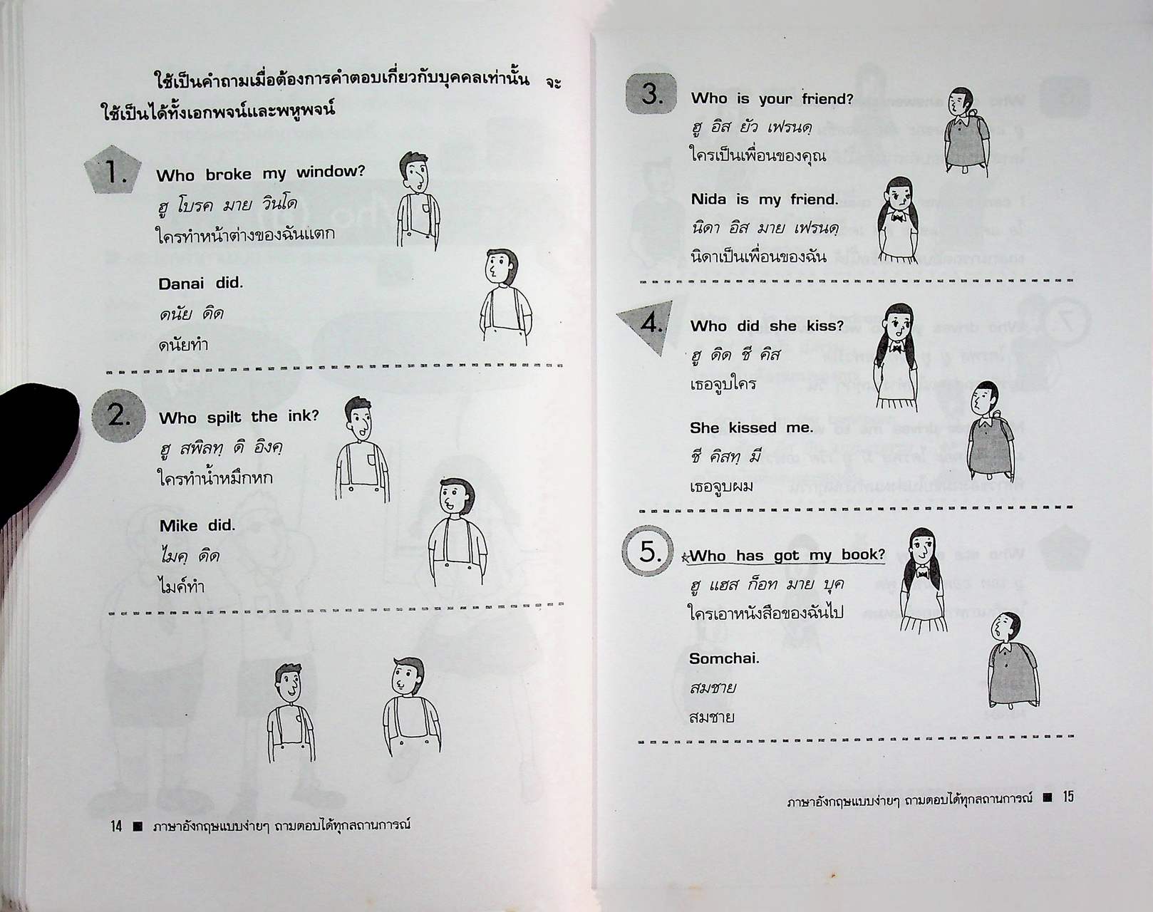 ภาษาอังกฤษแบบง่ายๆ ถามตอบได้ทุกสถานการณ์